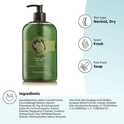 The Body Shop Olive Bath Shower Gel - Drmedicart
