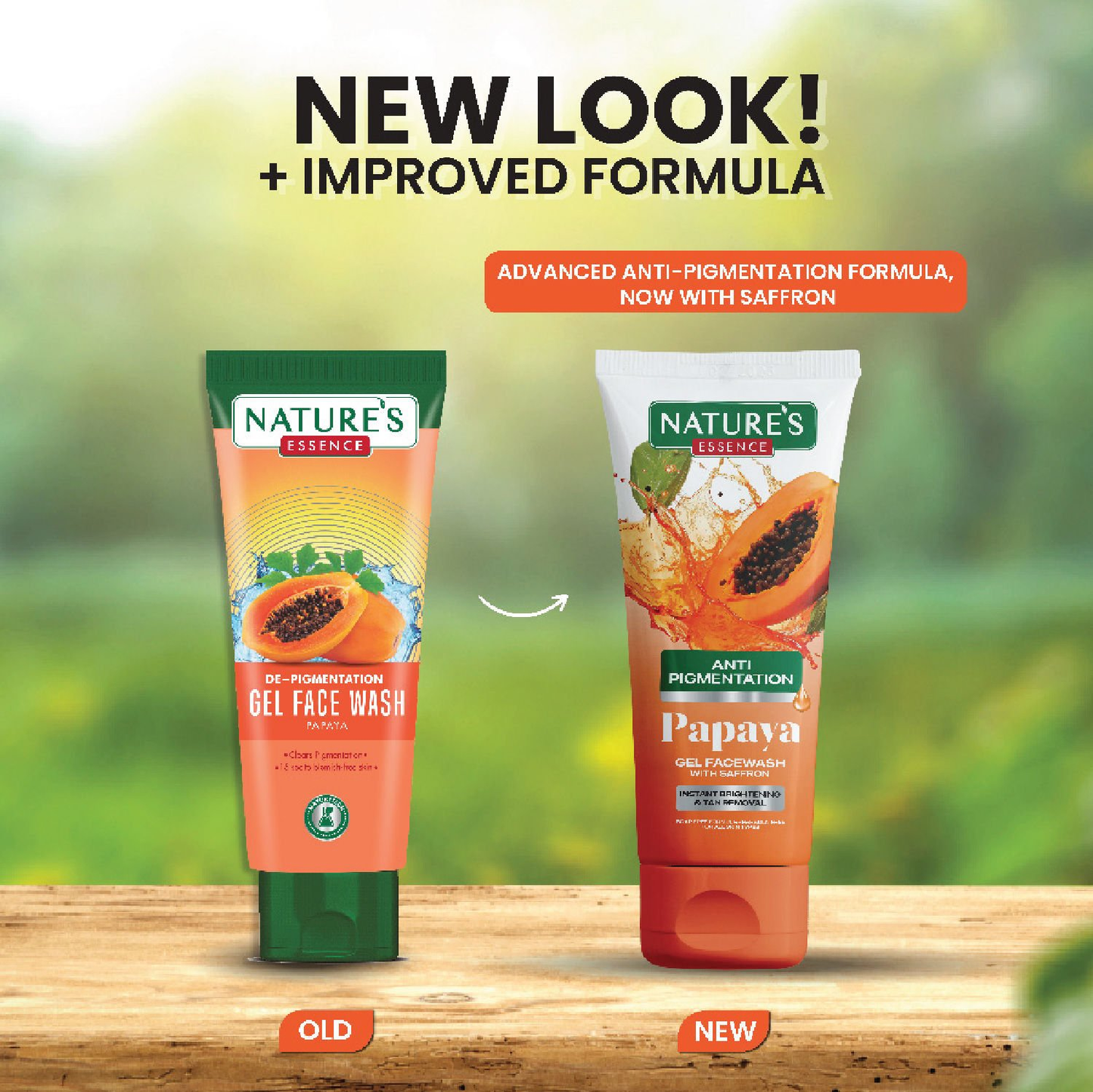 Nature's Essence Flawless Gel Face Wash (Papaya)