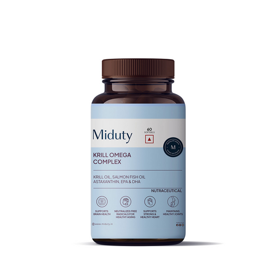 Buy Miduty by Palak Notes Krill Omega Complex Softgels from DrMediCart, Ship from India to USA