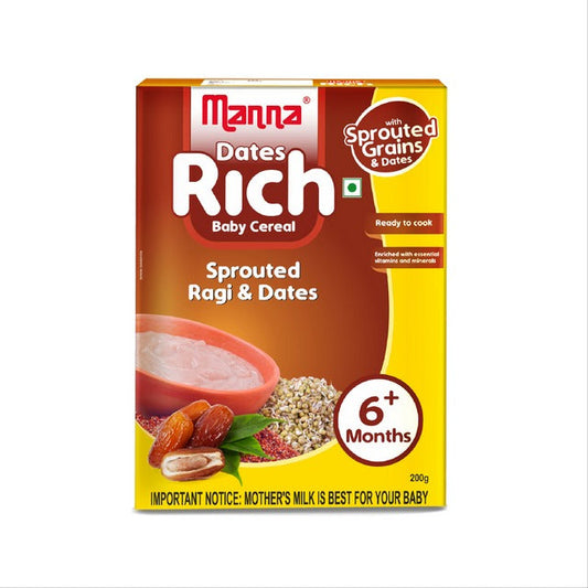Buy Manna Dates Rich Baby Food With Sprouted Grains & Dates from DrMediCart, Ship from India to USA