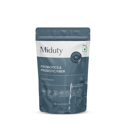 Buy Miduty by Palak Notes Probiotics & Prebiotic Fiber powder from DrMediCart, Ship from India to USA