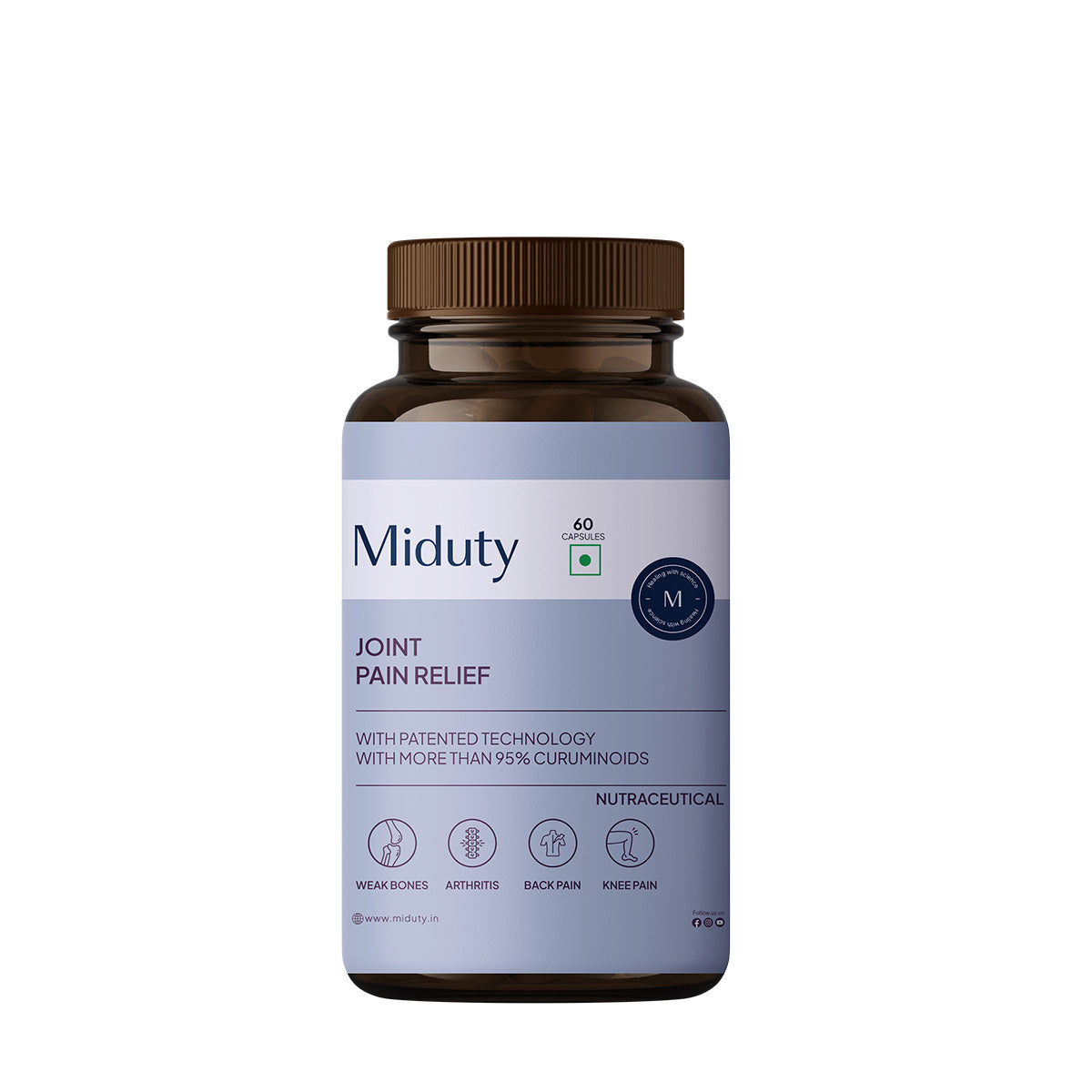 Buy Miduty by Palak Notes Joint Pain support   Capsules from DrMediCart, Ship from India to USA