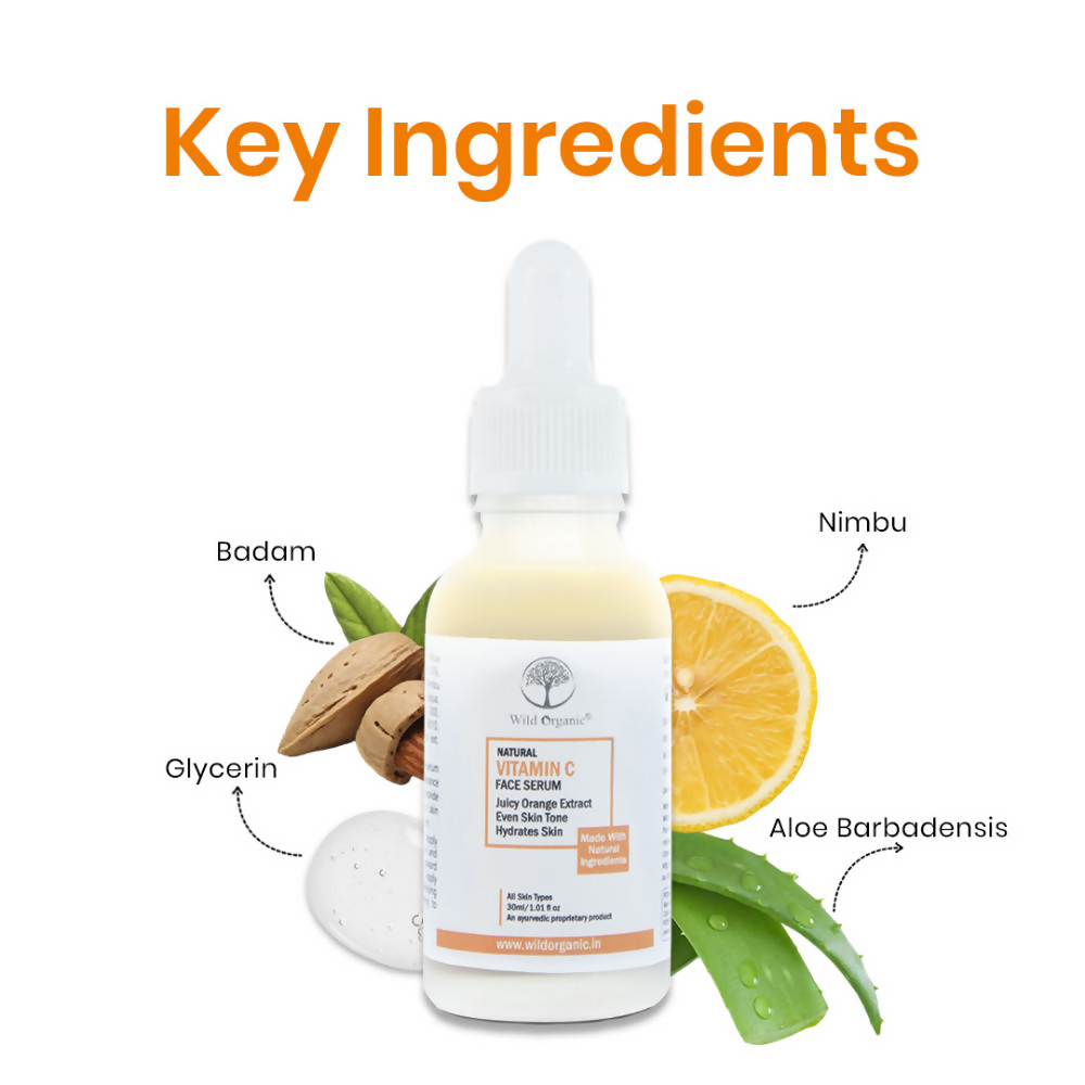 Wild Organic Natural Face Serum Vitamin C