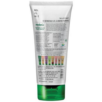 Medimix Natural Glow Face Wash with Sugarcane & Ginger - DrMediCart