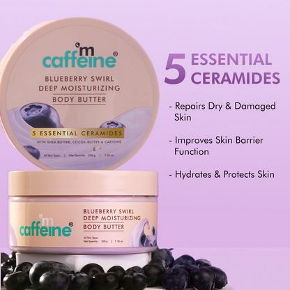 mCaffeine Blueberry Swirl Deep Moisturizing Body Butter