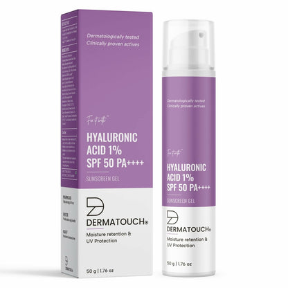 Dermatouch Hyaluronic Sunscreen Hydrating Ultra Light Aqua Gel With SPF 50 PA++++