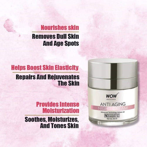 Wow Skin Science Anti Aging Night Cream - Drmedicart