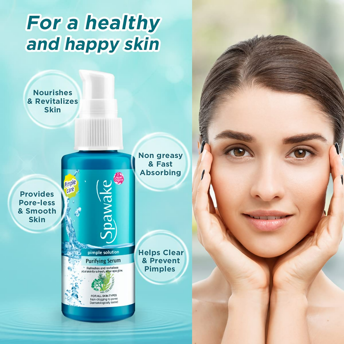 Spawake Anti Acne Care Pimple Solution Purifying Serum