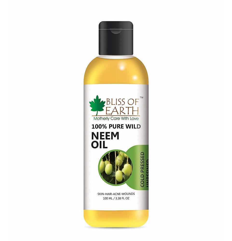 Buy Bliss of Earth Genuine Pure Wild Neem Oil from DrMediCart, Ship from India to USA