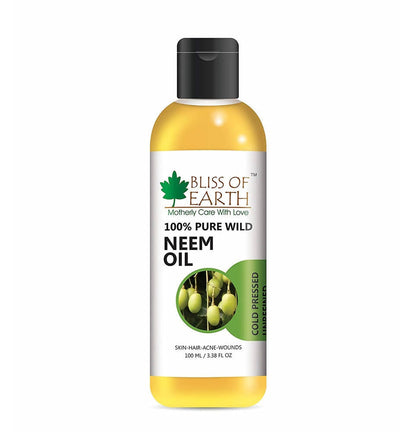 Buy Bliss of Earth Genuine Pure Wild Neem Oil from DrMediCart, Ship from India to USA
