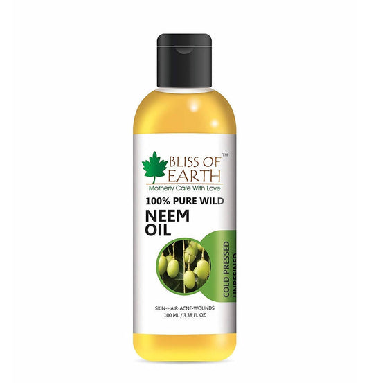 Buy Bliss of Earth Genuine Pure Wild Neem Oil from DrMediCart, Ship from India to USA