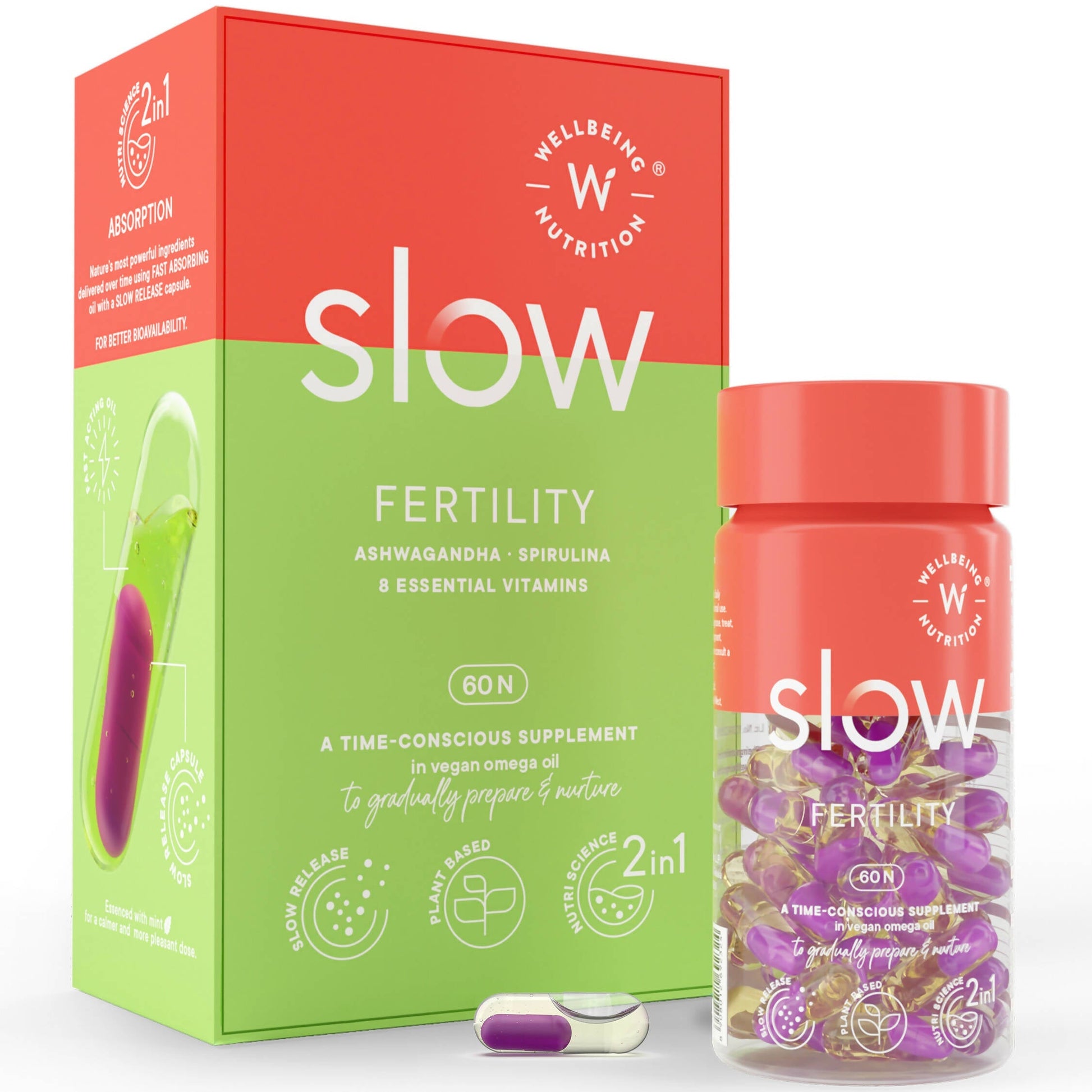 Wellbeing Nutrition Slow | Fertility for Her Capsules - Drmedicart