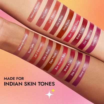 Nykaa So Creme Creamy Matte Lipstick - Pretty In Pink