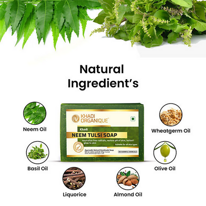 Khadi Organique Neem Tulsi Soap