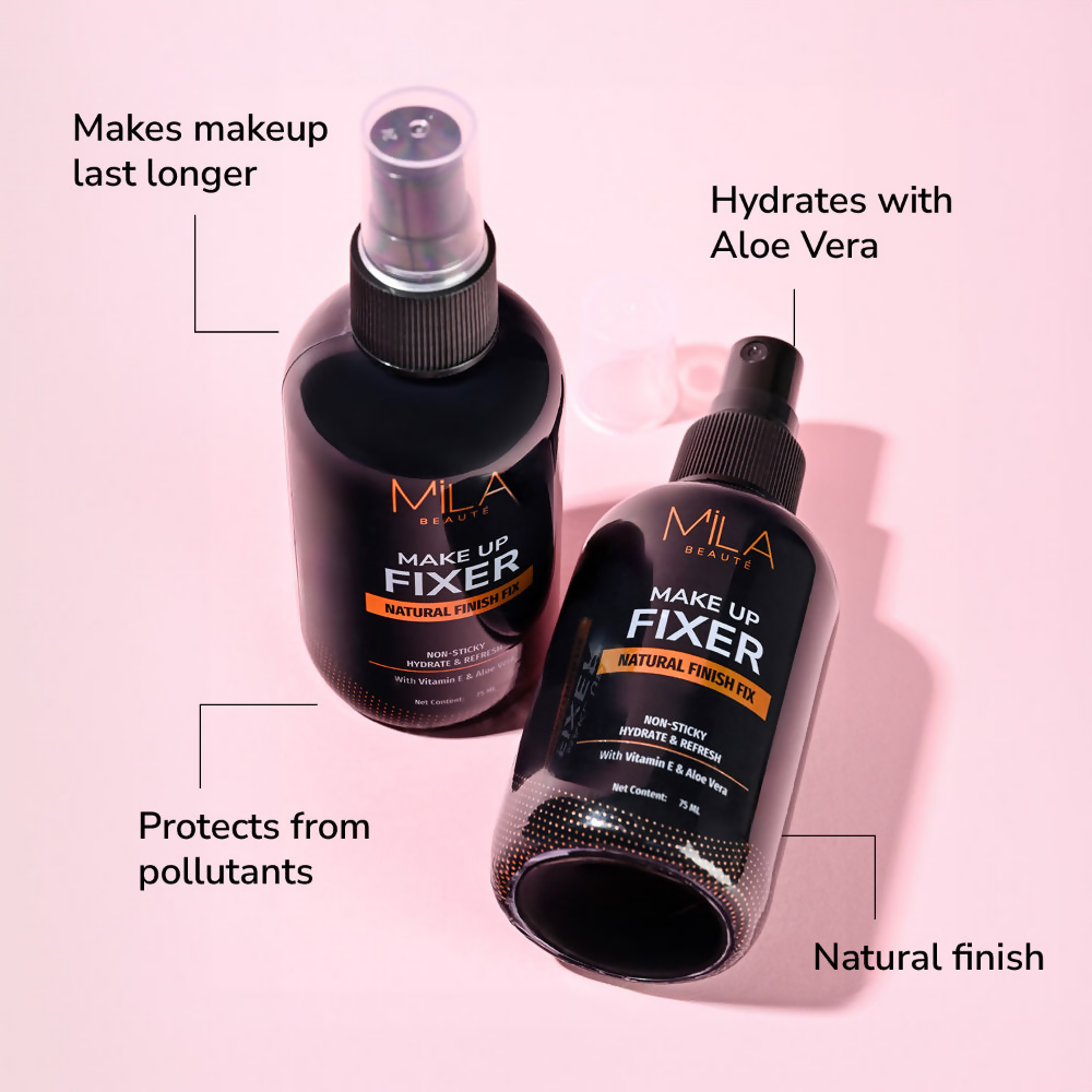 Mila Beaute Non Sticky & Long Lasting Makeup Fixer with Aloe Vera and Vitamin E