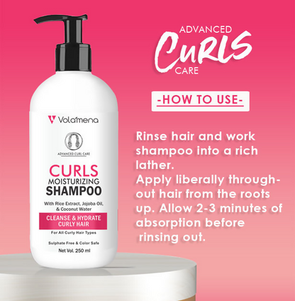 Volamena Curly Hair Moisturizing Shampoo
