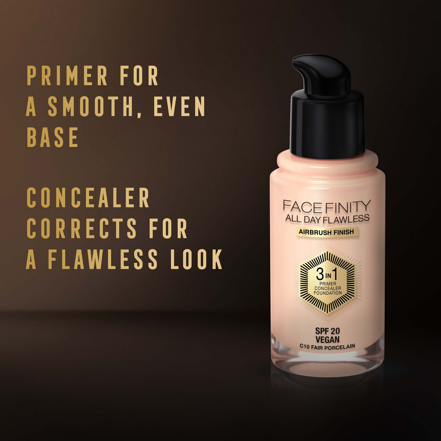 Max Factor Face Finity All Day Flawless 3 In 1 Foundation - Fair Porcelain