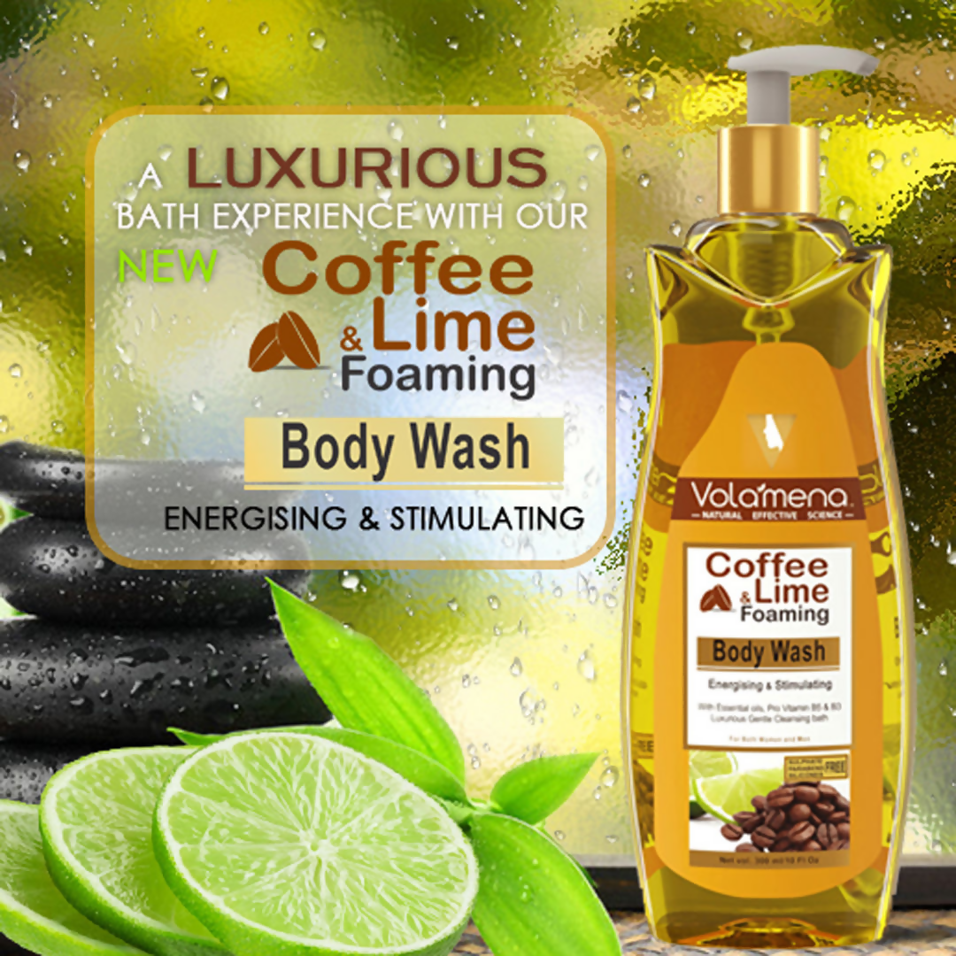 Volamena Coffee And Lime Foaming Body Wash