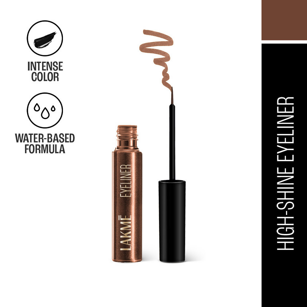 Lakme Unreal Precision Liquid Eye Liner  - Shimmer Bronze