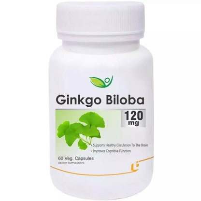 Buy Biotrex Ginkgo Biloba 120mg Veg Capsules from DrMediCart, Ship from India to USA