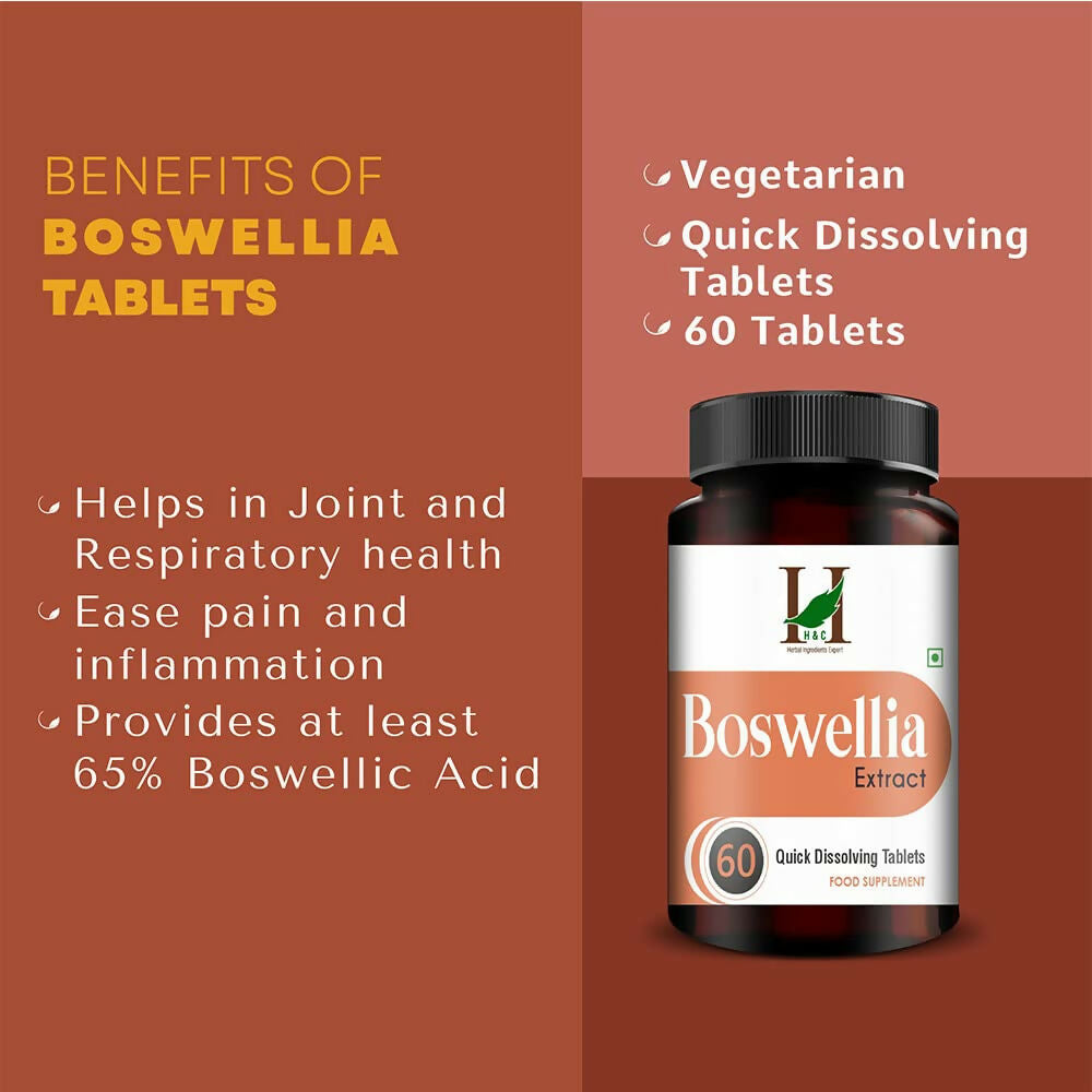 H&C Herbal Boswellia Extract Quick Dissolving Tablets