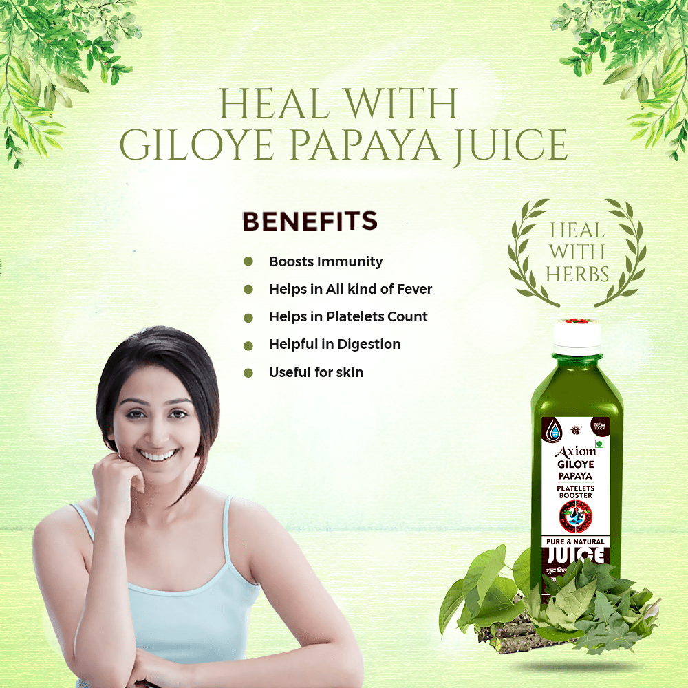 Axiom Ayurveda Giloye Papaya Juice