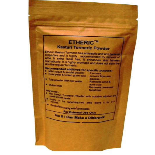 Buy Etheric Wild Kasturi Turmeric Powder for Skin Care & Whitening from DrMediCart, Ship from India to USA
