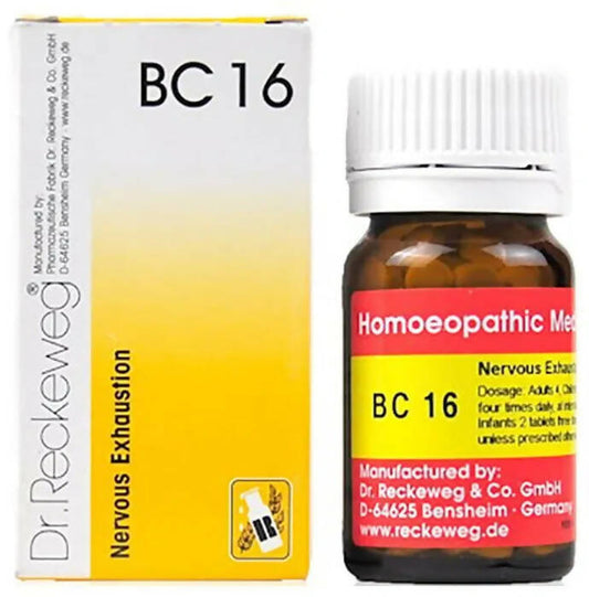 Buy Dr. Reckeweg Bio-Combination 16 (BC 16) Tablets from DrMediCart, Ship from India to USA