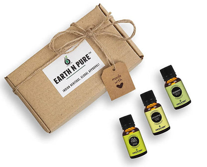 Earth N Pure Essential Oils (Eucalyptus, Rosemary & Tea Tree)