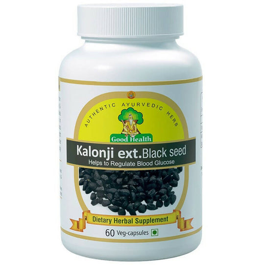 Sushrut Ayurved Good Health Kalonji Ext. Black Seed Capsules