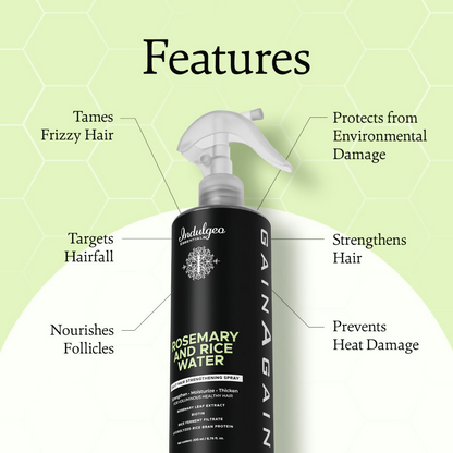 Indulgeo Essentials Rosemary And Rice Water Hair Growth Spray
