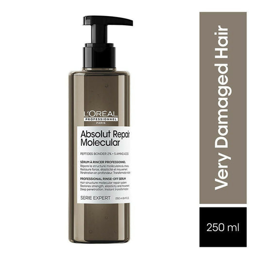 Buy L'Oreal Paris Absolut Repair Molecular Deep Repairing Hair Rinse-Off Serum from DrMediCart, Ship from India to USA