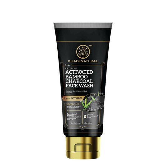 Buy Khadi Natural Activated Bamboo Charcoal Face Wash from DrMediCart, Ship from India to USA