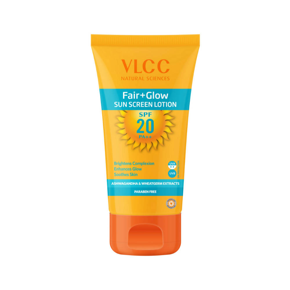 Buy VLCC Fair+Glow Sun Screen Lotion SPF 20 PA++ from DrMediCart, Ship from India to USA