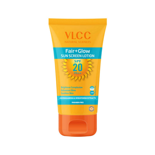 Buy VLCC Fair+Glow Sun Screen Lotion SPF 20 PA++ from DrMediCart, Ship from India to USA