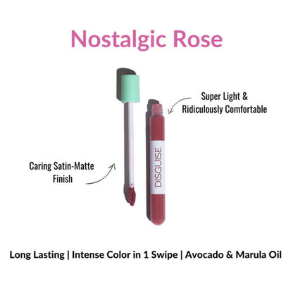Disguise Feather-Light Matte Liquid Lip Cream - Nostalgic Rose 32