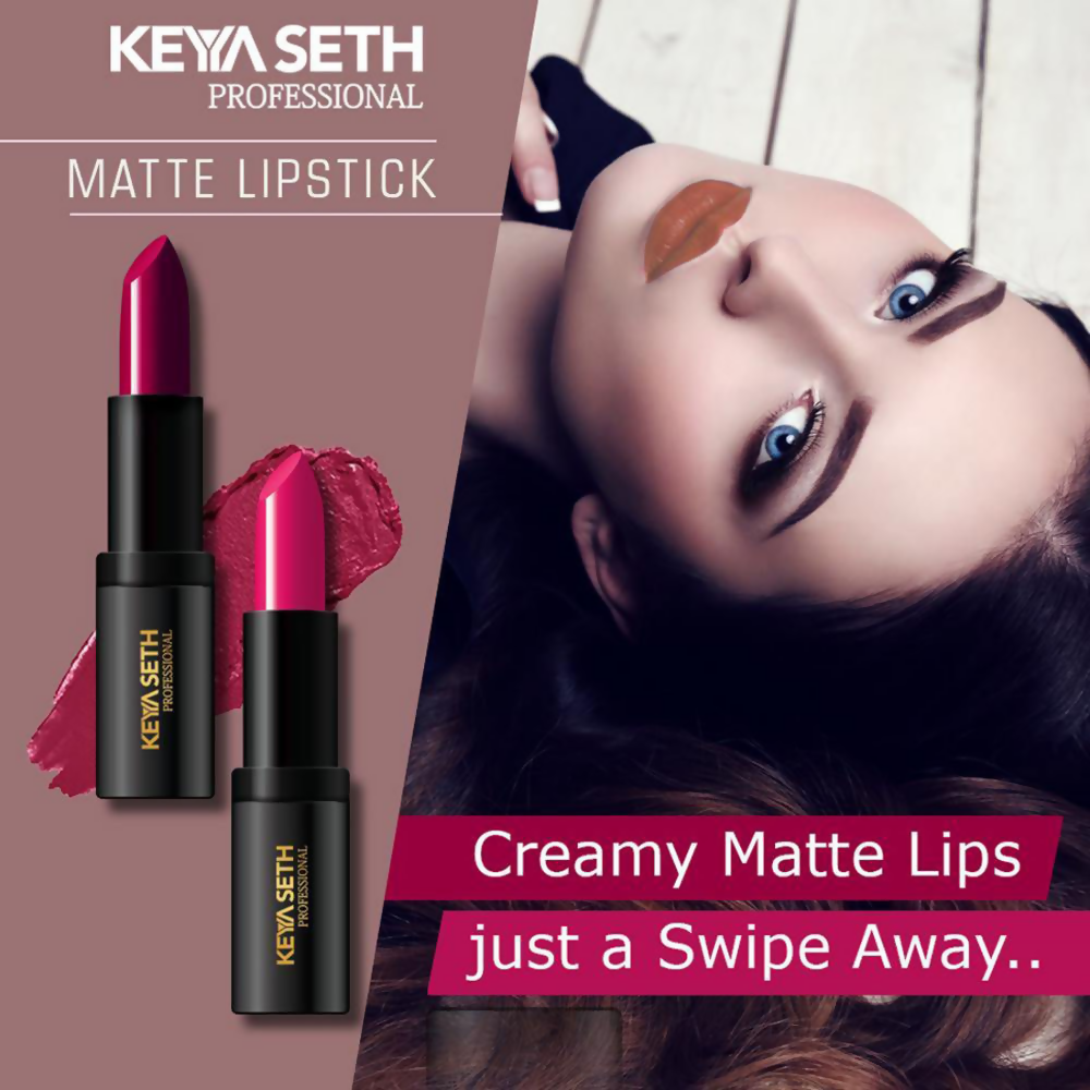 Keya Seth Aromatherapy Professional Matte Lipstick - Light Bright Nude