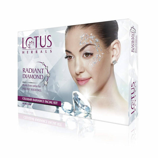 Buy Lotus Herbals Radiant Diamond Facial Kit For Instant Radiance from DrMediCart, Ship from India to USA