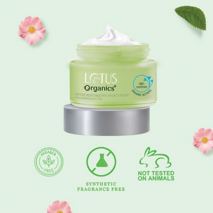 Lotus Organics Divine Restorative Night Creame