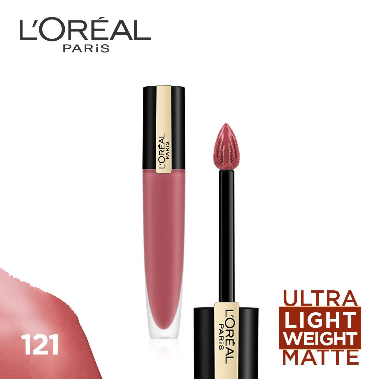 L'Oreal Paris Rouge Signature Matte Liquid Lipstick - 121 I Choose - DrMediCart
