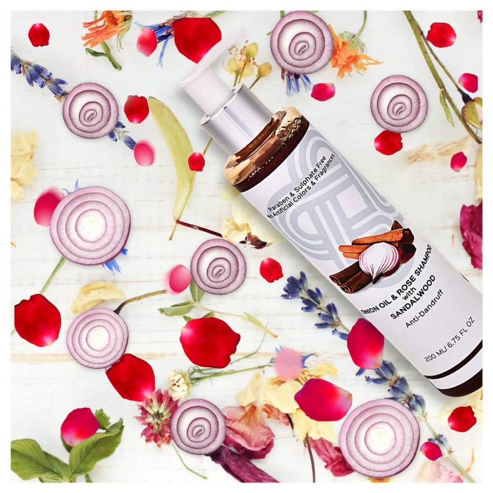 Teal and Terra Onion Oil & Rose Shampoo With Sandalwood