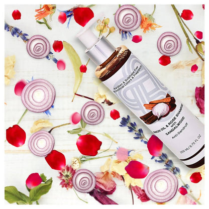 Teal and Terra Onion Oil & Rose Shampoo With Sandalwood