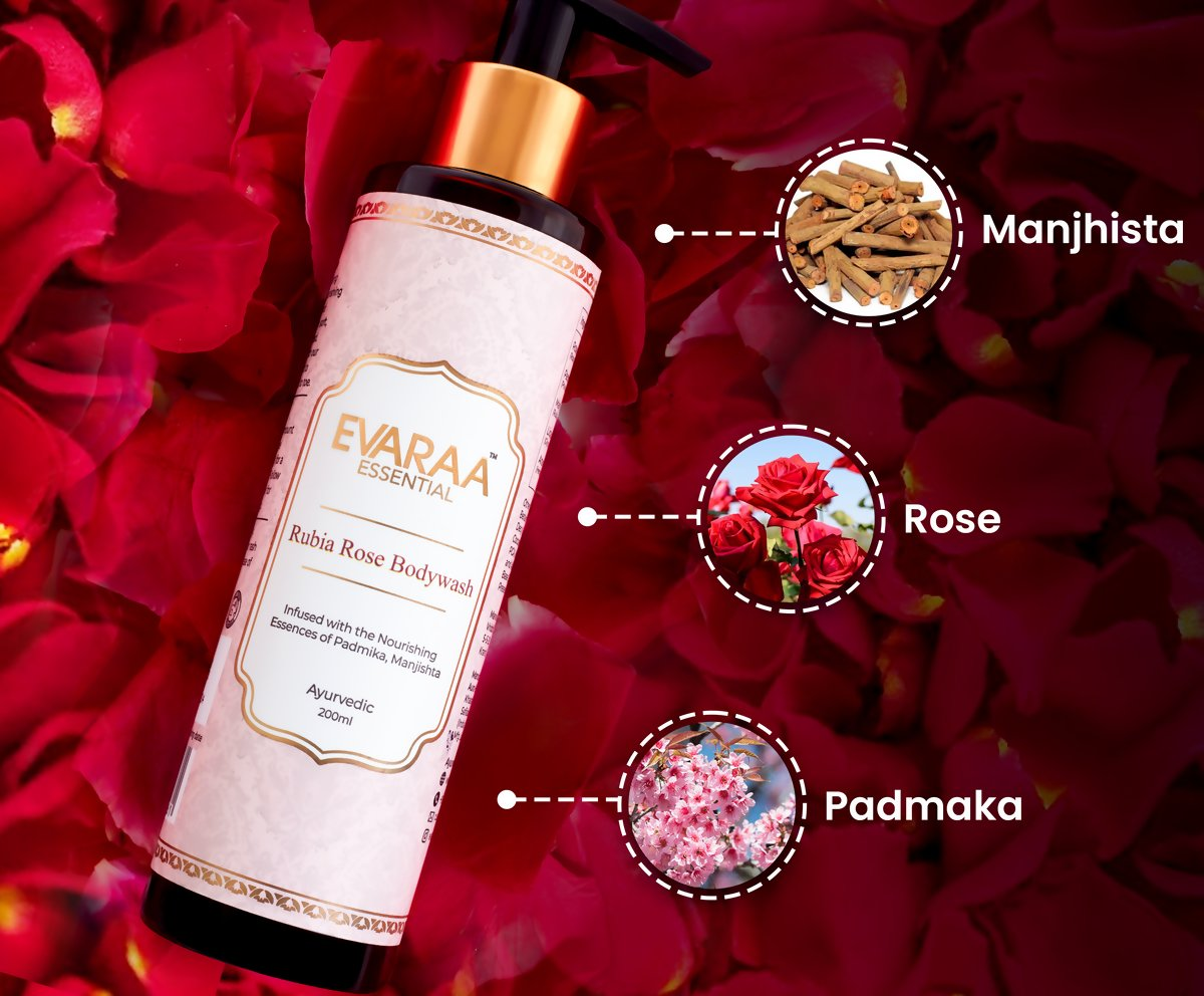 Evaraa Essential Rubia Rose Bodywash
