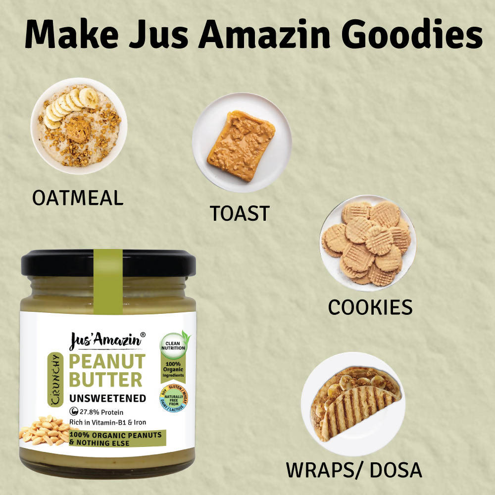 Jus Amazin Peanut Butter - Unsweetened