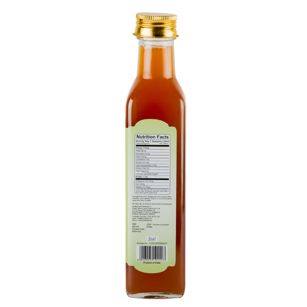 Praakritik Organic Apple Cider Vinegar With Fenugreek & Cinnamon - Drmedicart