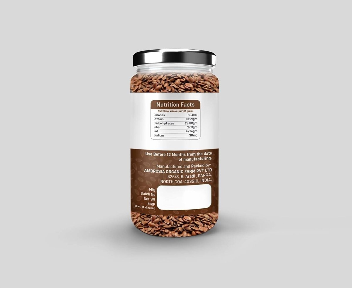 Ambrosia Organic Farm Flax Seeds