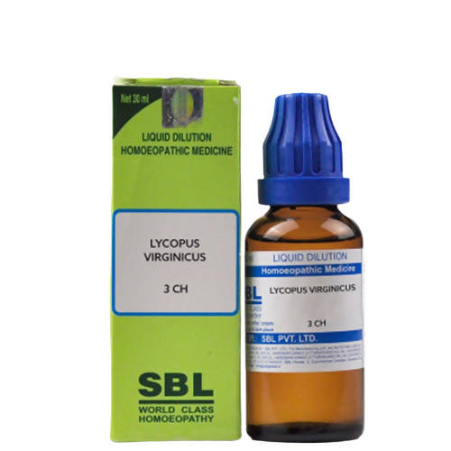 Buy SBL Homeopathy Lycopus Virginicus Dilution from DrMediCart, Ship from India to USA