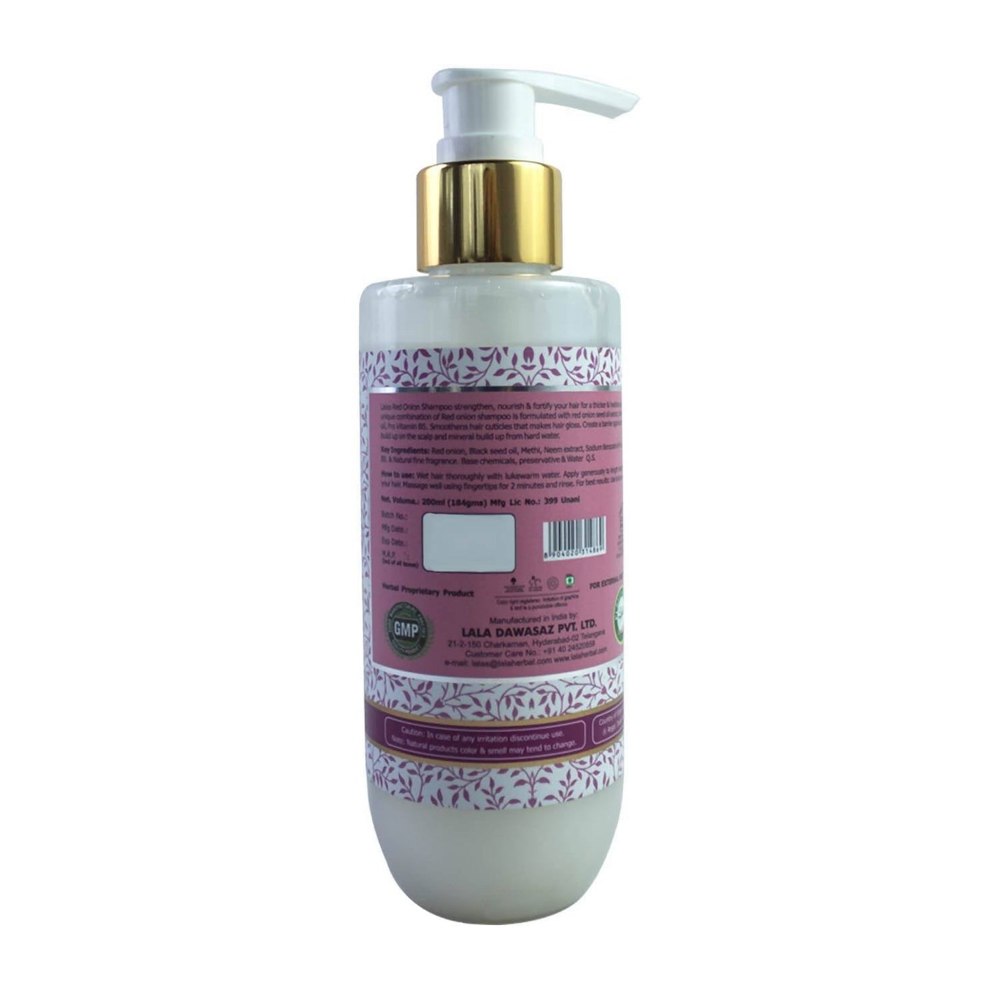 Lalas Naturals Red Onion Hair Shampoo