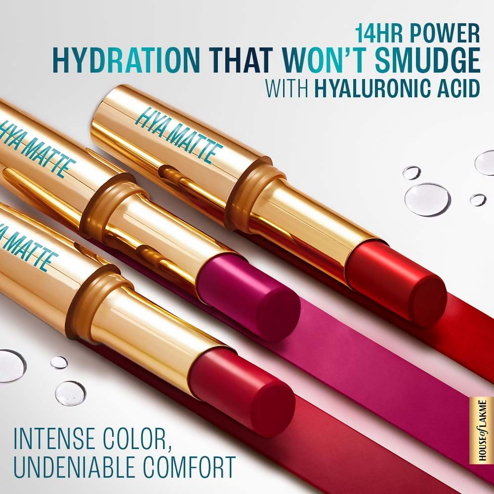 Lakme 9to5 Hya Matte Lipstick - Plum Pitch