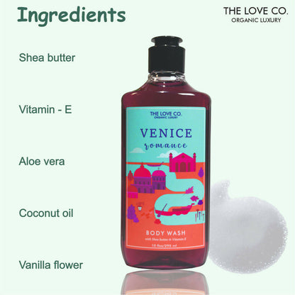The Love Co. Venice Romance Body Wash